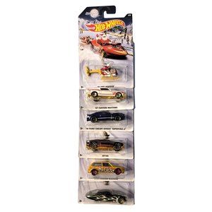 Hot Wheels Mattel  Holiday Hot Rods 2015 Complete Set #1 - 6 Still Sealed On Car